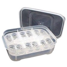 Green Hug 爬蟲類孵蛋盒 12孔, 1個, 混色