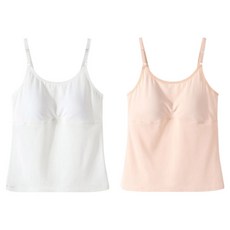 Pang Pang Shop青少年棉質學生內衣背心2件組