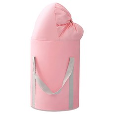 FANCY LIFE 折疊式泡腳桶 輕巧便攜 保溫防水, 1個, 粉色