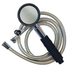 康夢 節水型蓮蓬頭套組 1.5m, 銀色 + 黑色, 1套