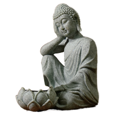 KODACHIEF 宗教雕刻佛像擺件 9 x 5.5 x 7.5 cm, 1個, 迷你模型03