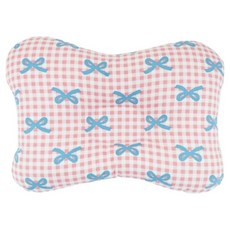 J-UNI 嬰幼兒用純棉定型枕, 博尼粉, 1個