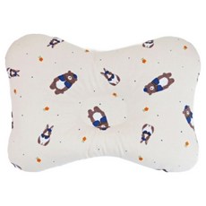 J-UNI 嬰幼兒用純棉定型枕, 托比, 1個