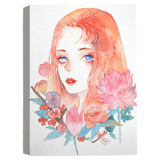 데일리온 색색 도화지 수채화지 160g, 100개