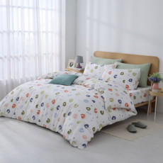 Ishur 伊舒爾 雲絲棉兩用被套, 奶油爆米花