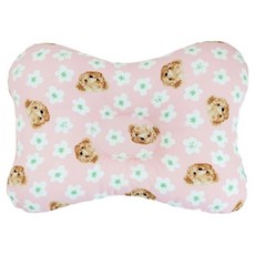 J-UNI 嬰幼兒人造絲塑形枕, Kiki粉紅, 1個