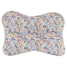 J-UNI 嬰幼兒用純棉定型枕, 麥奇米色, 1個