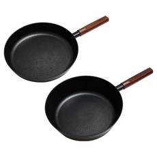 Eiffel Avely 電磁爐平底鍋 2件組, 1套, 黑色, 平底鍋 28cm + 中式炒鍋 28cm