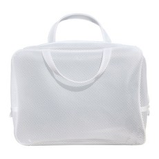 蕉蕉購物 簡約防水網眼收納包, 白色