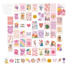 Allode 奇趣感性海報50種套組 N0 01 粉紅套組