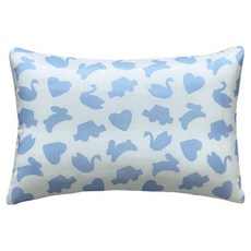 FRAMBOISE 夏季 Codl 人造絲 Coolism 鋪棉枕頭套, 藍色