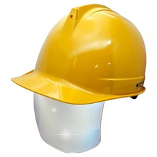 DONGMYUNG 高級型頭盔式一般鏡片銀色護目安全帽, 1個, 黃色