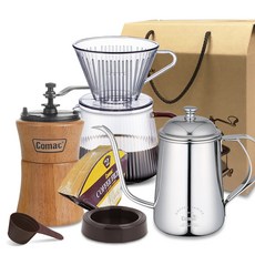 Comac 濾紙手沖咖啡家庭咖啡館禮品組 DE1 / MR9 / KS1, 1套, 7種