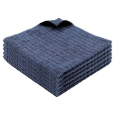 청소해결사 다목적 초극세사 경편 바둑 손걸레 40 x 40 cm, 5개, 그레이