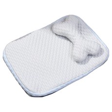 순잠 여름 필수 진짜 얼음 촉감 반려동물 쿨매트, 그레이 + 블루, 1개