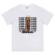 제니키즈 주니어클럽 아동용 오버핏 사후르 반팔 티셔츠 JN2081T