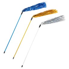 둥둥펫 고양이 시선강탈 바스락 리본스틱 장난감 3종 세트, 골드, 실버, 블루, 1세트