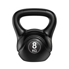 環保壺鈴, 黑色, 8kg, 1個