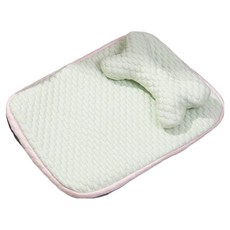 soonZAM 夏季必備 真實冰感寵物涼墊, 1個, 綠色 + 粉紅色