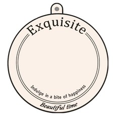 J&K 碗盤組用簡潔餐墊 商品4 18公分, 混合顏色, 1個