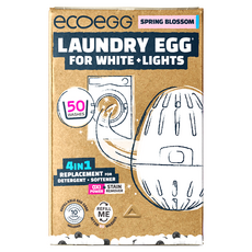 ecoeGG 環保低敏淺色衣物潔衣蛋 50次 粉紅春天花蕾, 1個