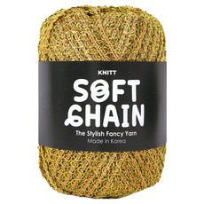 Knitt 軟鏈織線 50g, 1個, 46 黃金色