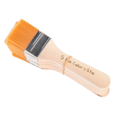 Cozyand 油漆油刷 石膏底漆刷 黃色, 5號, 5個