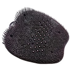 Dmanic 足部刷 浴室腳墊 330g, 1入, 1個, 黑色