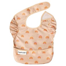 타이니트윙클 유아용 방수 턱받이, 레인보우, 1개입, 1개
