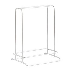 不鏽鋼衣架整理收納架, 簡約設計, 易於清潔, 節省空間, 提升生活品質, 1個, 銀色