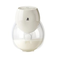 Snow Bear 小白熊 智允 免手持穿戴式電動吸乳器/擠乳器/擠奶器/集乳器/吸奶器, 米白色, 1個