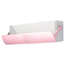 DULU 夏季必備品 冷氣擋風板 粉紅色 53 x 18 cm 最大寬度 100cm, 1個, 單一商品