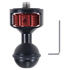 VISANG NOVA 鋁製球型支架 TO 1/4 轉換支架 黑色, 360-2025NB69