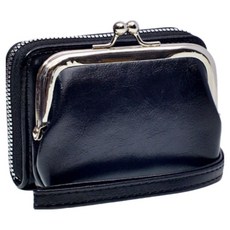 솔솔담다 분리되는 다용도 11칸 명함지갑, 블랙