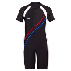 koogi adventure 男童款國家隊拉鍊短袖連身生存泳衣 KB-S1530