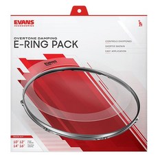 EVANS 694310 爵士鼓配件 靜音環 E環組 ER ROCK E ring pack, 1個, 單一顏色