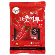 복이네먹거리 국산 아주 매운고춧가루 청양 100% 김치용, 250g, 1개
