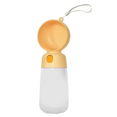 寵物圓形隨行杯 飲水款, 1個, 橙色