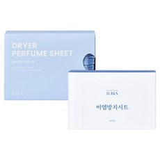 일비아 건조기 퍼퓸 시트 코튼블루 40p + 이염방지시트 30p 세트, 1세트