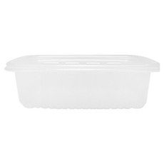 大慶 Perfect 方形小菜盒 PP-102 透明 800ml, 50個, 1入