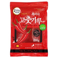 복이네먹거리 국산 안매운 순한맛 어린이 반찬용 고춧가루, 250g, 1개