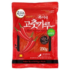 복이네먹거리 국산 안매운 고춧가루 순한맛 떡볶이소스용, 250g, 1개
