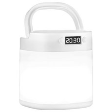 蕉蕉購物 充電式觸控臥室可吊掛小夜燈, 白色