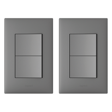 Legrand 羅格朗 Apella 鎂 Simple 3路 2開關, 2個