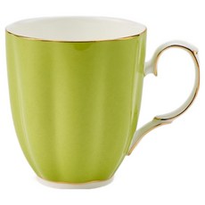 티로직 펌킨 골드림 본차이나 도자기 머그컵 300ml, 1개, 라임