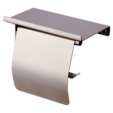 BK 不鏽鋼層架型衛生紙架 Moro66, 1個, 霧面銀