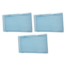 퓨어온 더블 버클 수납상자, 블루, 3개