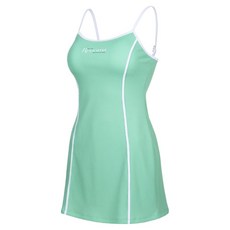 renoma 女款飾邊內搭褲連身泳衣 RN-LS2F556, 綠色