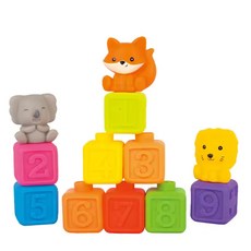 PLAYFUL TOYS 頑玩具 軟膠數字積木, 混和顏色, 1盒