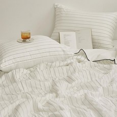 아망떼 베케이션 60수 면아사 스노우 시어서커 썸머 양면 차렵이불
